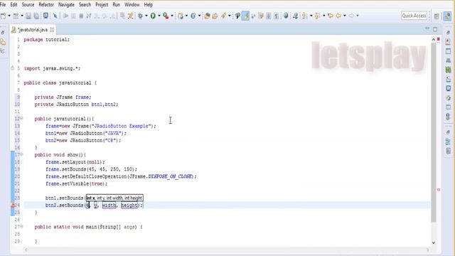 Video #66 - Java Swing Tutorial JRadioButton Example #3 смотреть онлайн