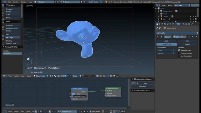 Способы создания сетки в Blender смотреть онлайн