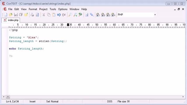 46 String Functions String Length смотреть онлайн