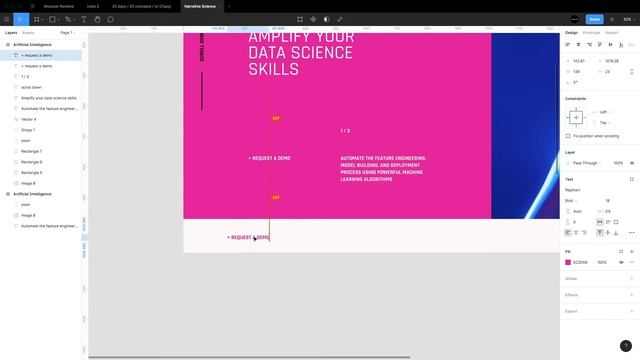 Artificial Intelligence Website | Speed UI Design Art | Figma Lessons смотреть онлайн