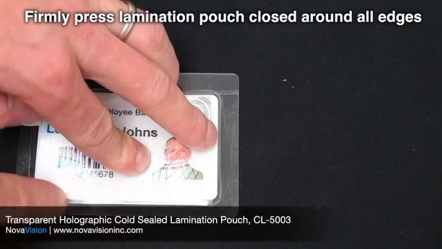 Transparent Holographic Cold Sealed Lamination Pouch, CL-5003 смотреть онлайн