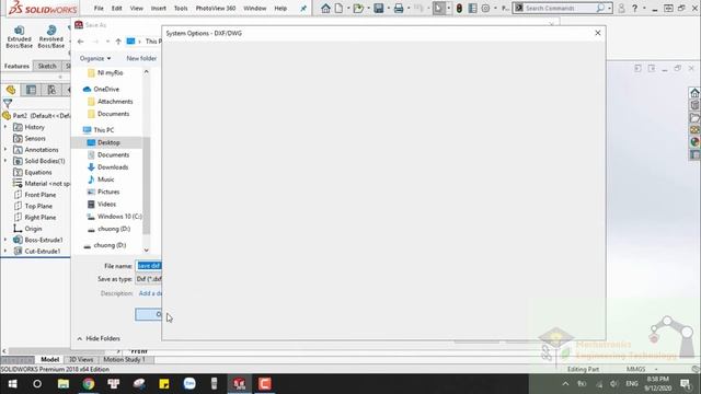 How to save DXF file in solidworks смотреть онлайн
