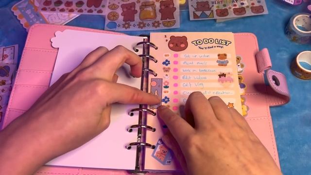 ASMR Journal With Me (Whispering, Stickers, Writing Etc)