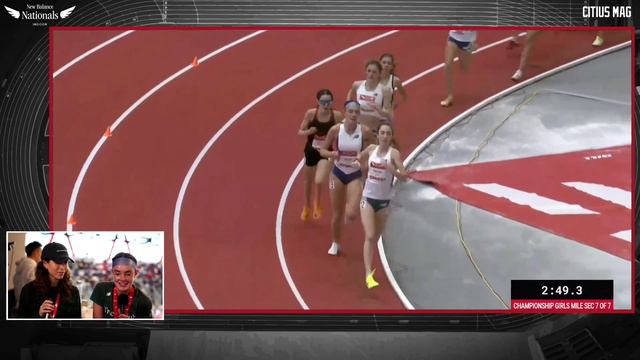 High School Sophomore Sadie Engelhardt Runs 4:38.65 Mile To Win New Balance Nationals смотреть онлайн