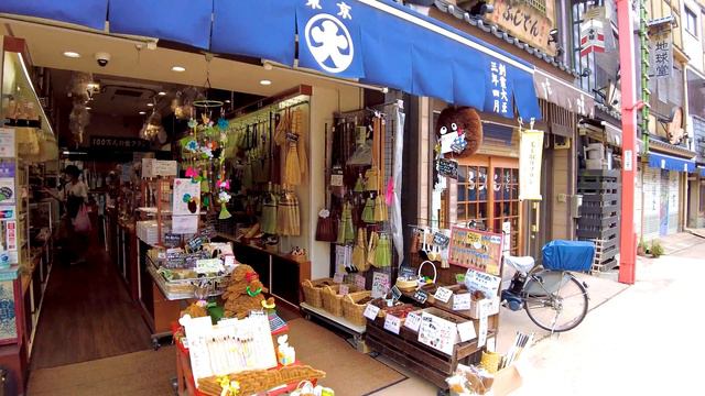[Asakusa Walk in Tokyo] Beautiful city ♪ (4K ASMR non-stop 1 hour 07 minutes) смотреть онлайн