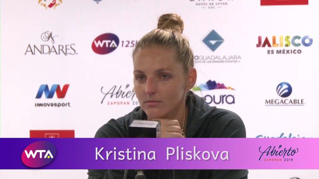 Abierto Zapopan 2019 - Kristina Pliskova смотреть онлайн