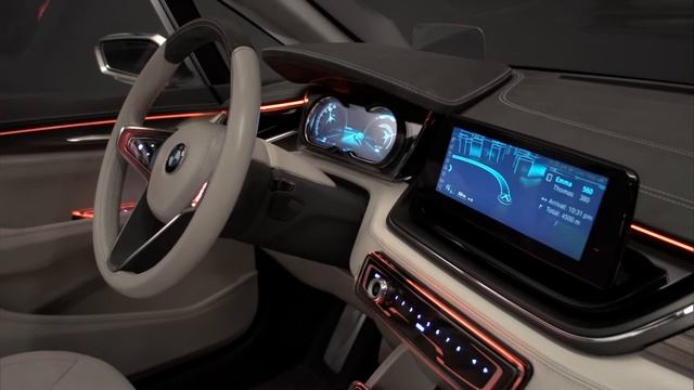 BMW Concept Active Tourer - Vue Interieur - TontonGreg.fr смотреть онлайн