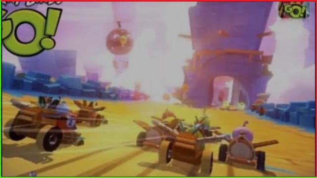 ANGRY BIRDS GO:Un ejemplo de la actualización смотреть онлайн