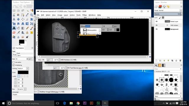 GIMP Tutorial: How to Make a Website Banner смотреть онлайн