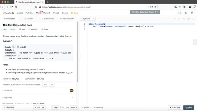 LeetCode in Python 485. Max Consecutive Ones - Michelle小梦想家 смотреть онлайн