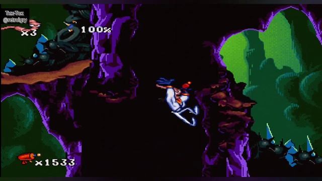 Earthworm JIM - Stage 1(SEGA) Червяк ДЖИМ - Уровень 1(СЕГА) смотреть онлайн