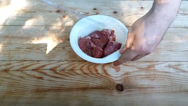 Диетический стейк из говядины. Дачный рецепт. Steak. Мясо смотреть онлайн