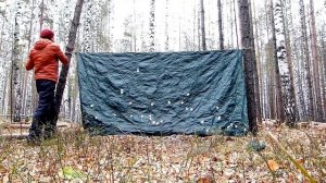 Тент или палатка? Установка тента для лагеря!