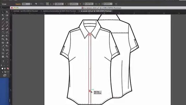 How to Add Buttons to a Fashion Design Sketch in Illustrator смотреть онлайн