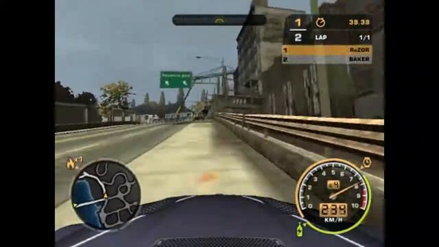 nfs mw Camden Tunnel,1st lap смотреть онлайн
