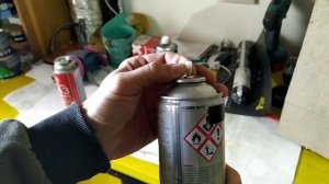 ЗАПРАВКА БАЛЛОНЧИКА с краской газом / Refilling the spray paint with gas