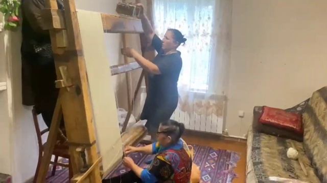 Крашение шерстяной пряжи на травах! Дагестанские ковры. смотреть онлайн