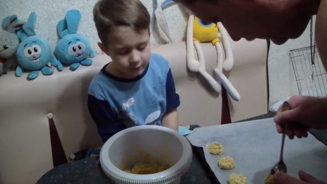 КАК СНИМАЛИ "ОВСЯНОЕ ПЕЧЕНЬЕ".Готовим с детьми. смотреть онлайн
