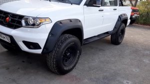 Тюнинг УАЗ Патриот Пикап, Расширители арок,Решетка радиатора