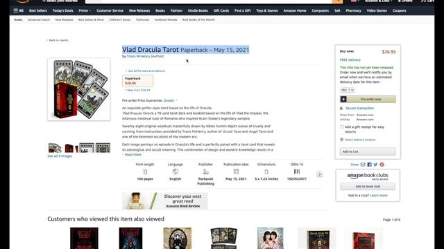 NEW Exciting Tarot Decks - Mid-March Update смотреть онлайн