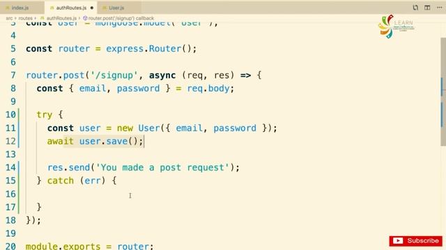 React Native and Hooks Course Building a Custom Express API Error Handling Part 129 смотреть онлайн