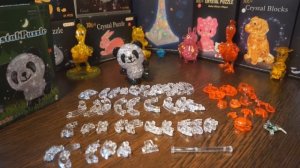 3D КРИСТАЛЬНЫЙ ПАЛЗ - ПАНДАРЕНОК со светом! обзор, особенности, сборка