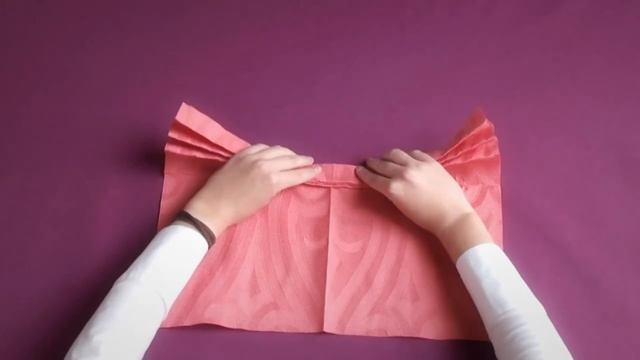 Креативное складывания салфеток смотреть онлайн