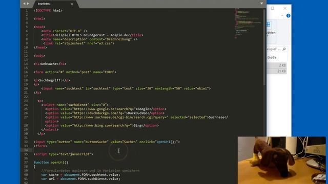 Dynamische URL aus Formular mit Java Script generieren смотреть онлайн