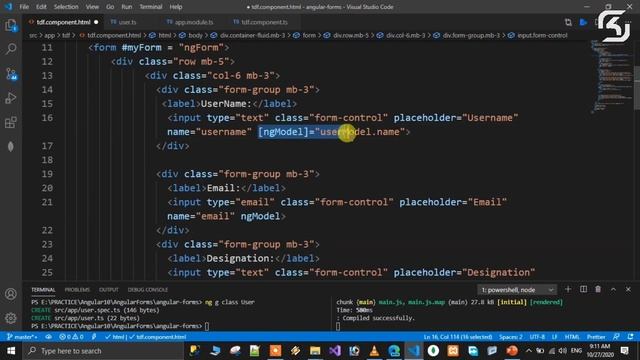 #Angular 10 in Telugu #37 Bind Data to User Model in #Angular10 in Telugu смотреть онлайн