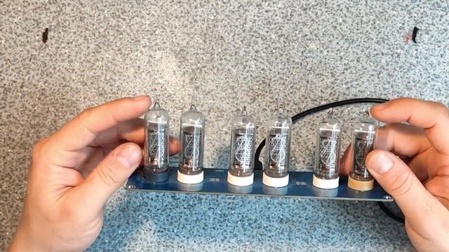 Часы на газоразрядных индикаторах ин-14 своими руками, плата с Китая, ай да молодцы! смотреть онлайн