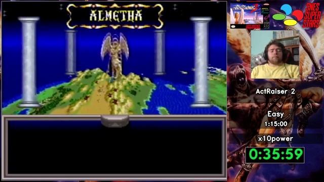 SNES Super Stars 2022 [210] ActRaiser 2 (Easy) by x10power смотреть онлайн