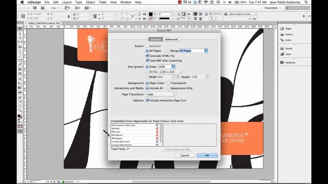 How to create a SWF File from InDesign CS6 смотреть онлайн
