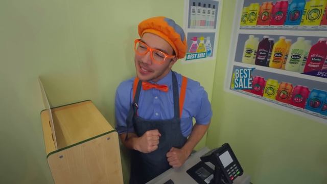 Blippi Jumps and Slides at the Candyland Indoor Playground | Colorful Videos for Kids смотреть онлайн