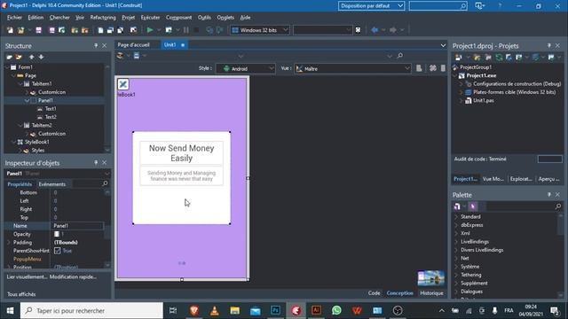 UI Android Application With Delphi - Tutorial 1 (Part1) смотреть онлайн