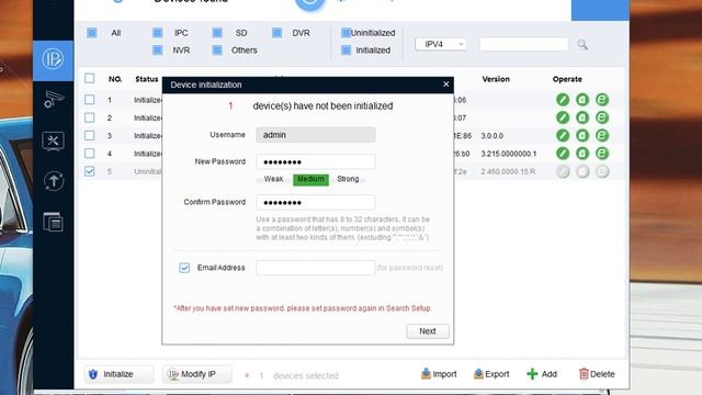 Иницилизация камеры Dahua c помощью ConfigTool смотреть онлайн