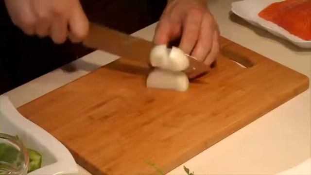 Гаспачо с лососем