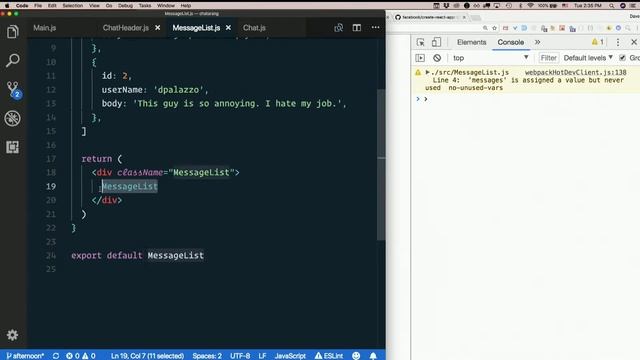 Day 6 - Afternoon, part 11: MessageList, Array.map(), and key props - XTBC 2018 Session 2 смотреть онлайн