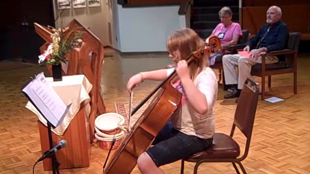 Grieg, "Morning" from Peer Gynt, Carly Byrd, Cellist смотреть онлайн