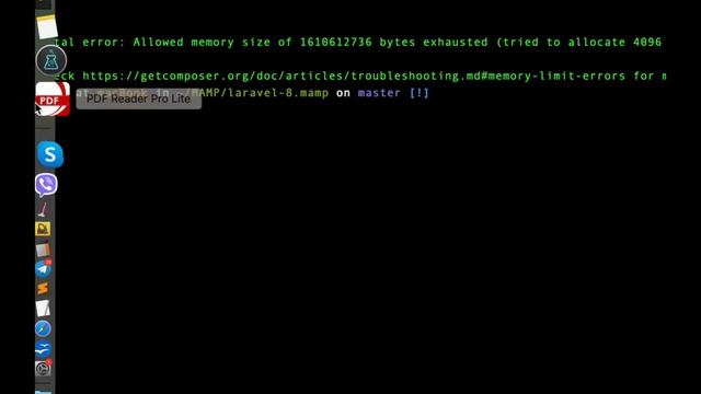 Composer require runs out of memory PHP Fatal error Allowed memory size 1610612736 bytes exhausted смотреть онлайн