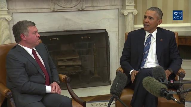 President Obama Meets with King Abdullah of Jordan смотреть онлайн