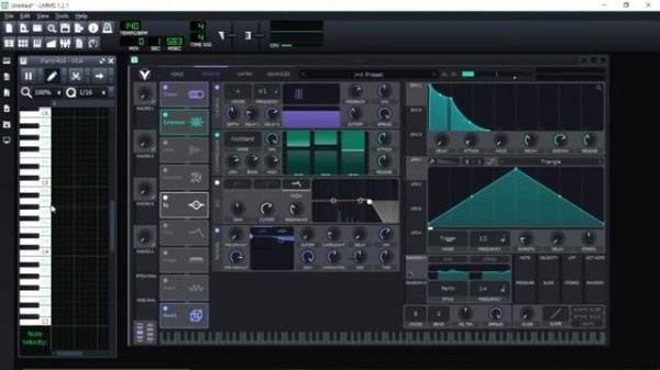 Vital Preset Piano Organ Keys No1 | Audio website from scratch using HTML CSS Python and Java Scrip