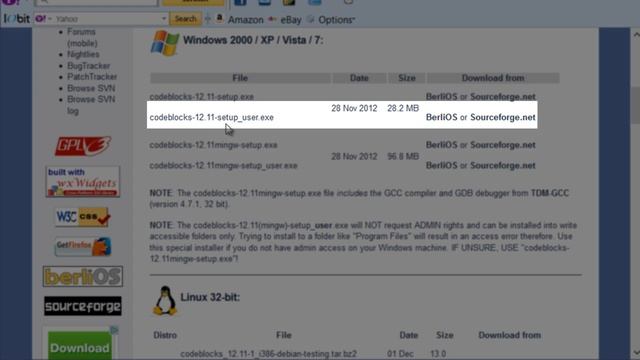 Beginners C Programming Tutorials - Tutorial 1- Installing codeblocks смотреть онлайн