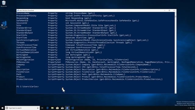 PowerShell Basics for Security Professionals Part 5 - Get-Member Cmdlet смотреть онлайн
