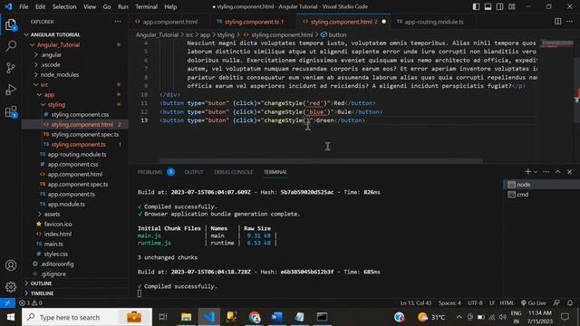 Angular Component Creation Part 2 | Changing Styles Angular 16 | Step-by-Step Guide for Beginners смотреть онлайн