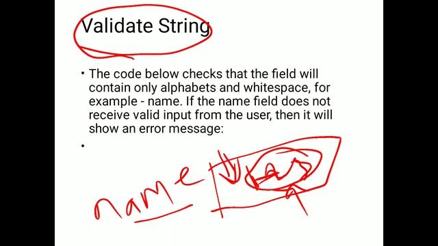 Form Validation in php. смотреть онлайн