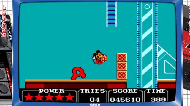 Mickey Castle of illusion Master System смотреть онлайн