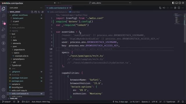 Maintaining secrets/credentials locally and in git repo for githubActions | browserStack смотреть онлайн