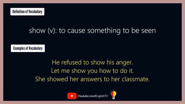 English Words With Examples | English Vocabulary Words with Meaning | Lesson 8 ✔ смотреть онлайн