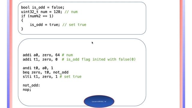 How to check if a number is odd or even in RISC-V assembly? смотреть онлайн