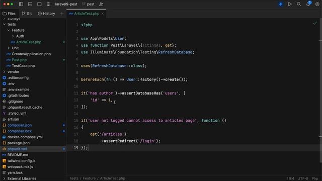 Testing con Pest en Laravel 9 desde ZERO смотреть онлайн